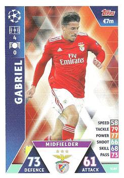2019 Topps Match Attax UEFA Champions League Road To Madrid 19 - SL Benfica #SLB8 Gabriel Front
