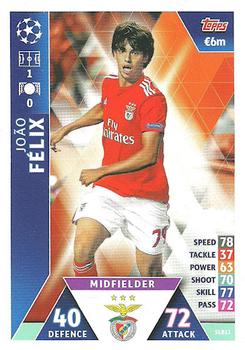 2019 Topps Match Attax UEFA Champions League Road To Madrid 19 - SL Benfica #SLB11 João Félix Front