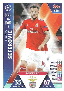 2019 Topps Match Attax UEFA Champions League Road To Madrid 19 - SL Benfica #SLB16 Haris Seferović Front