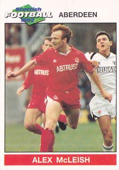 1991-92 Panini Scottish Football 92 #1 Alex McLeish Front