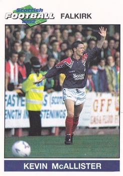 1991-92 Panini Scottish Football 92 #71 Kevin McAllister Front