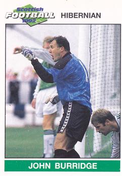 1991-92 Panini Scottish Football 92 #86 John Burridge Front