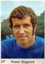 1971-72 Marshall Cavendish Top Teams #27 Peter Osgood Front