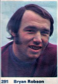 1971-72 Marshall Cavendish Top Teams #291 Bryan Robson Front