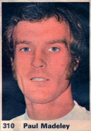 1971-72 Marshall Cavendish Top Teams #310 Paul Madeley Front