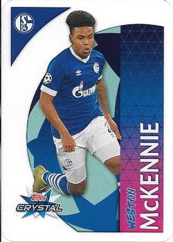 2018-19 Topps Crystal UEFA Champions League UK Edition #7 Weston McKennie Front