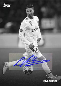 2019 Topps On-Demand UEFA Champions League Black & White - Autographs #23-A Sergio Ramos Front