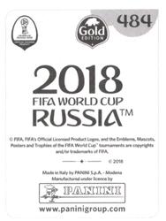2018 Panini FIFA World Cup: Russia 2018 Stickers (Gold Edition) #484 Gustav Svensson Back