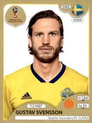 2018 Panini FIFA World Cup: Russia 2018 Stickers (Gold Edition) #484 Gustav Svensson Front