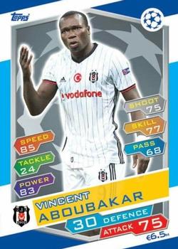 2016-17 Topps Match Attax UEFA Champions League - Besiktas J.K. Update #NNO Vincent Aboubakar Front