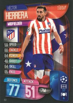 2019-20 Topps Match Attax UEFA Champions League UK #151 Héctor Herrera Front