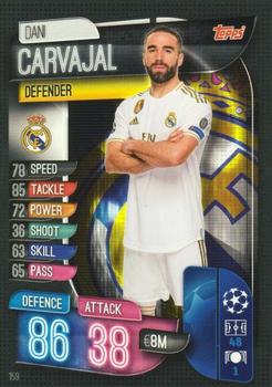 2019-20 Topps Match Attax UEFA Champions League UK #159 Dani Carvajal Front