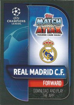 2019-20 Topps Match Attax UEFA Champions League UK #167 Marco Asensio Back