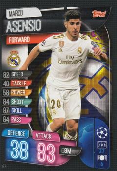 2019-20 Topps Match Attax UEFA Champions League UK #167 Marco Asensio Front