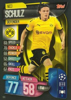2019-20 Topps Match Attax UEFA Champions League UK #186 Nico Schulz Front