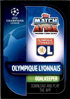 2019-20 Topps Match Attax UEFA Champions League UK #210 Anthony Lopes Back
