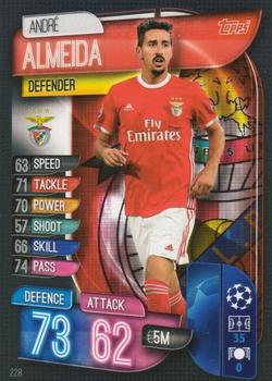 2019-20 Topps Match Attax UEFA Champions League UK #228 André Almeida Front