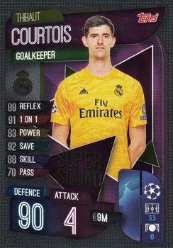 2019-20 Topps Match Attax UEFA Champions League UK - Super Squad #SS1 Thibaut Courtois Front