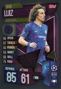 2019-20 Topps Match Attax UEFA Champions League UK - Super Squad #SS4 David Luiz Front