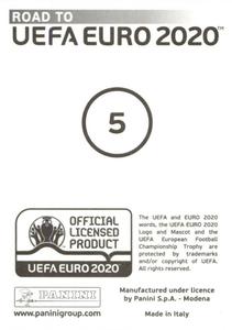 2019 Panini Road to UEFA Euro 2020 Stickers #5 Martin Hinteregger Back