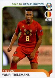 2019 Panini Road to UEFA Euro 2020 Stickers #25 Youri Tielemans Front