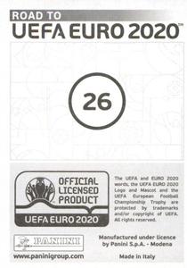 2019 Panini Road to UEFA Euro 2020 Stickers #26 Thorgan Hazard Back
