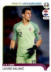 2019 Panini Road to UEFA Euro 2020 Stickers #35 Lovre Kalinic Front