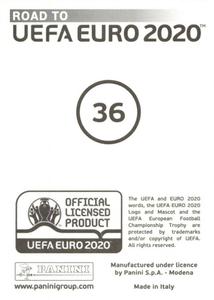 2019 Panini Road to UEFA Euro 2020 Stickers #36 Domagoj Vida Back
