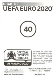 2019 Panini Road to UEFA Euro 2020 Stickers #40 Ivan Strinic Back