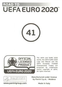 2019 Panini Road to UEFA Euro 2020 Stickers #41 Josip Pivaric Back