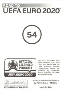 2019 Panini Road to UEFA Euro 2020 Stickers #54 Filip Novak Back