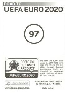 2019 Panini Road to UEFA Euro 2020 Stickers #97 Marcus Rashford Back