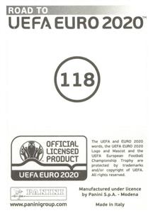 2019 Panini Road to UEFA Euro 2020 Stickers #118 Niklas Süle Back