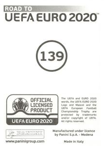 2019 Panini Road to UEFA Euro 2020 Stickers #139 Dimitris Kourbelis Back