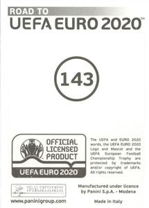 2019 Panini Road to UEFA Euro 2020 Stickers #143 Alexandros Tziolis Back