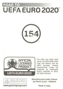 2019 Panini Road to UEFA Euro 2020 Stickers #154 Rurik Gislason Back