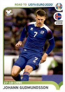 2019 Panini Road to UEFA Euro 2020 Stickers #158 Johann Gudmundsson Front
