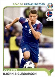 2019 Panini Road to UEFA Euro 2020 Stickers #161 Bjorn Sigurdarson Front