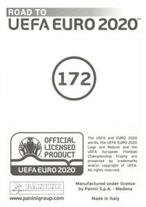 2019 Panini Road to UEFA Euro 2020 Stickers #172 Nicolò Barella Back
