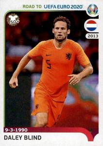 2019 Panini Road to UEFA Euro 2020 Stickers #181 Daley Blind Front