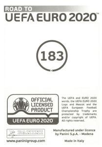 2019 Panini Road to UEFA Euro 2020 Stickers #183 Nathan Ake Back