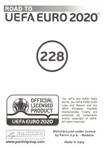 2019 Panini Road to UEFA Euro 2020 Stickers #228 João Cancelo Back