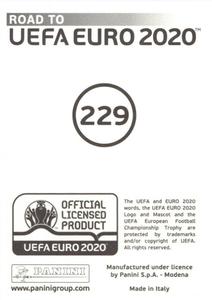 2019 Panini Road to UEFA Euro 2020 Stickers #229 Pepe Back