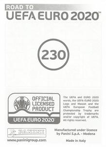 2019 Panini Road to UEFA Euro 2020 Stickers #230 Raphael Guerreiro Back