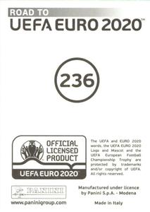 2019 Panini Road to UEFA Euro 2020 Stickers #236 William Carvalho Back