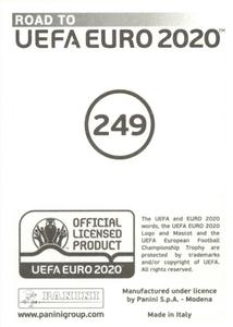 2019 Panini Road to UEFA Euro 2020 Stickers #249 Richard Keogh Back
