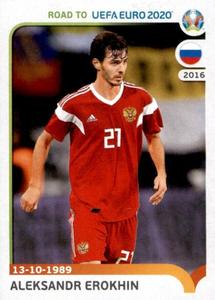 2019 Panini Road to UEFA Euro 2020 Stickers #282 Aleksandr Erokhin Front