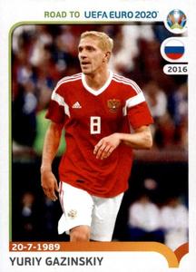 2019 Panini Road to UEFA Euro 2020 Stickers #285 Yuriy Gazinskiy Front