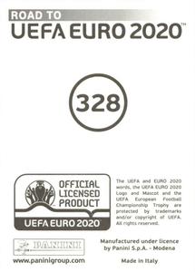 2019 Panini Road to UEFA Euro 2020 Stickers #328 Erik Sabo Back