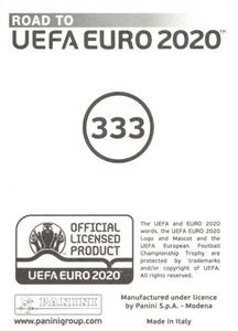 2019 Panini Road to UEFA Euro 2020 Stickers #333 Jan Gregus Back